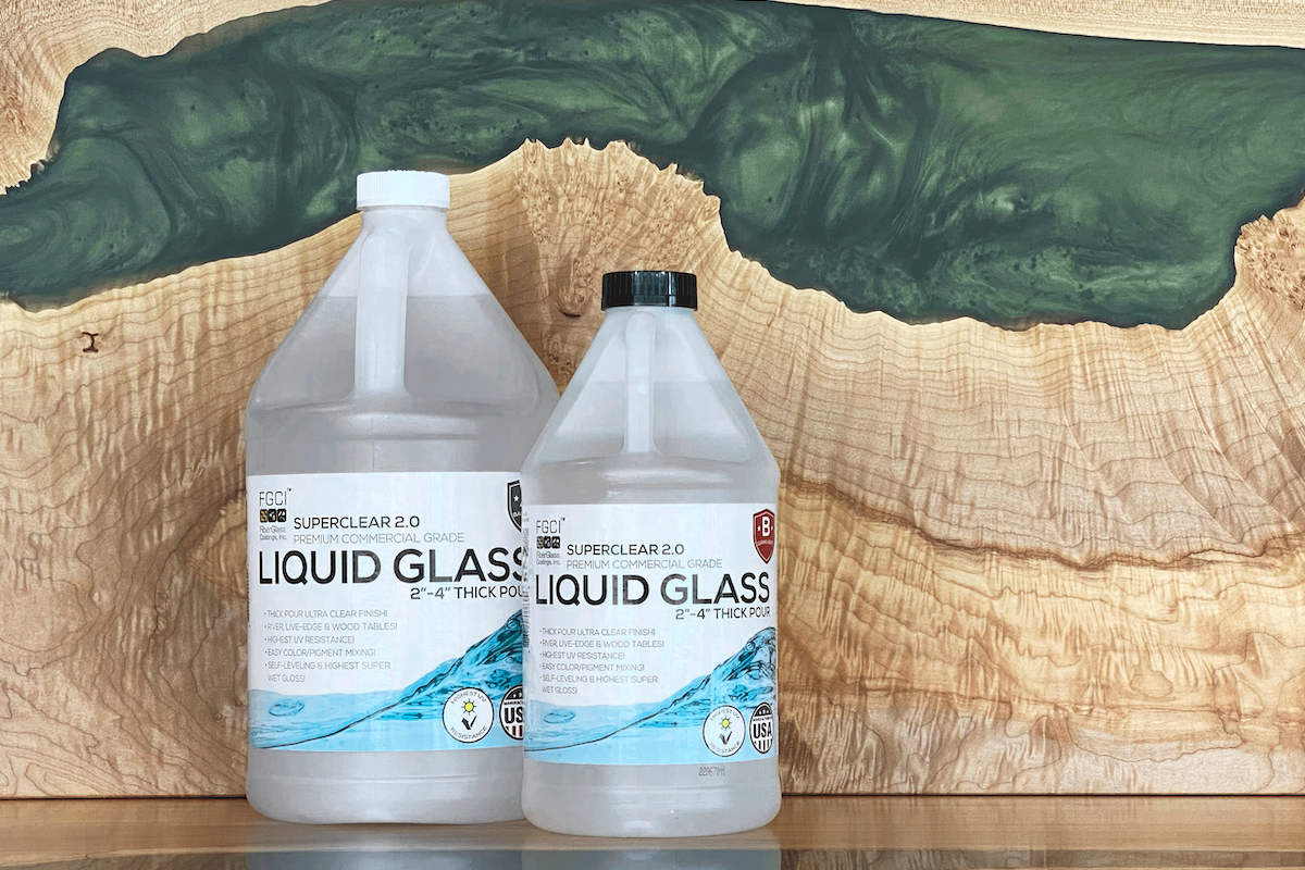 Liquid Glass Deep Pour 24 Hour Epoxy Kit
