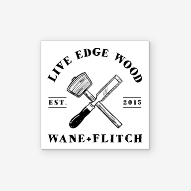 Live Edge Wood Sticker