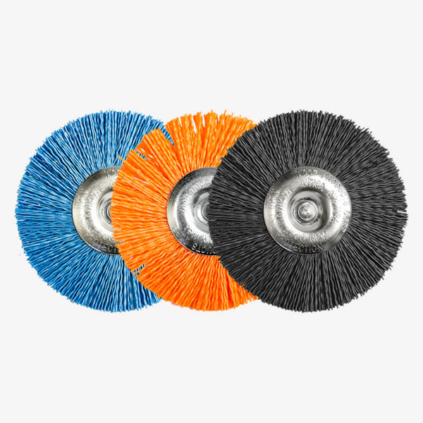 4" Nyalox Wheel Brush For Drill — Wane+Flitch