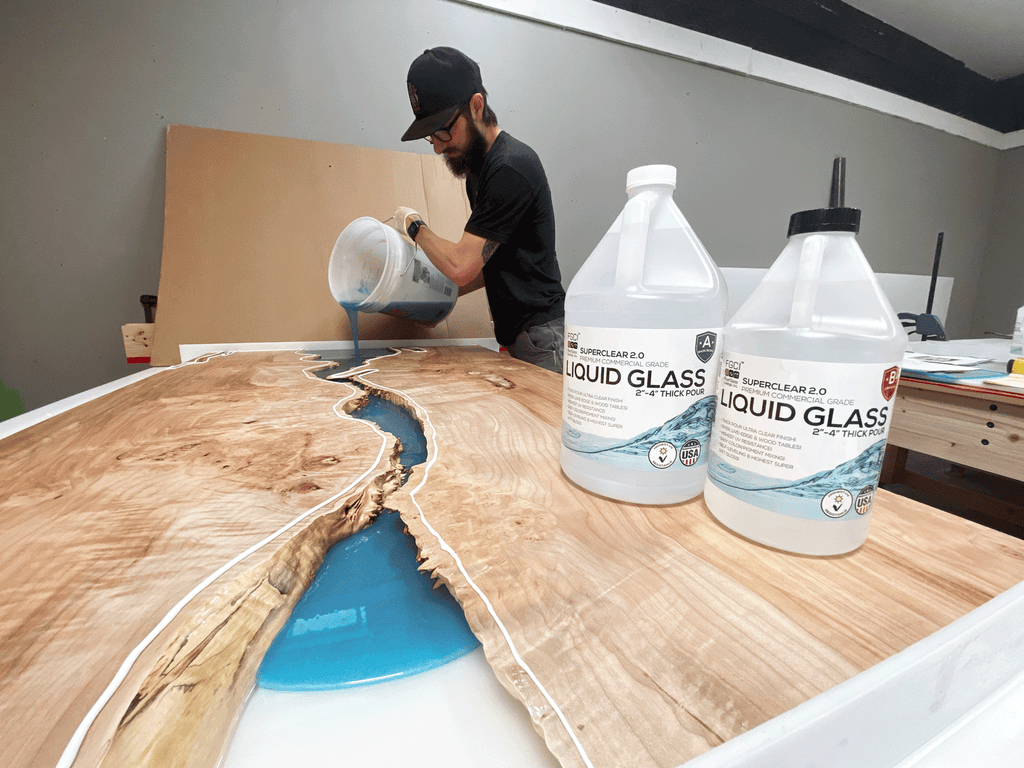 Liquid Glass Deep Pour Epoxy Kit — Wane+Flitch