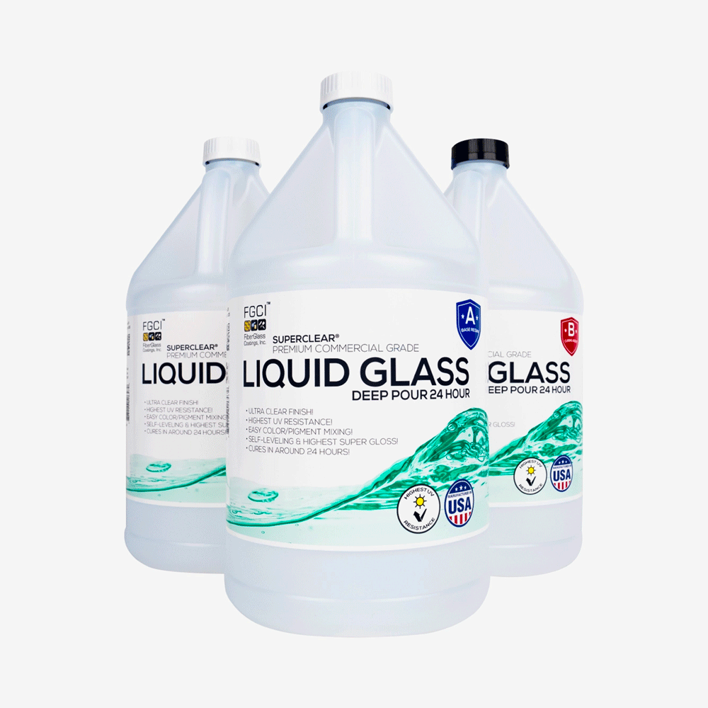 Fluid Glass 1 Deep Pour Epoxy Kit
